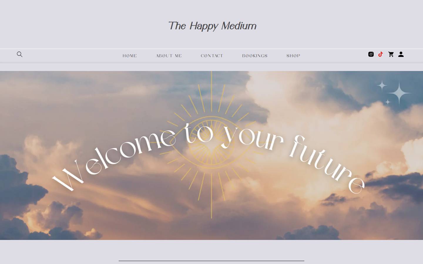 thehappymediumyeg.com homepage screenshot