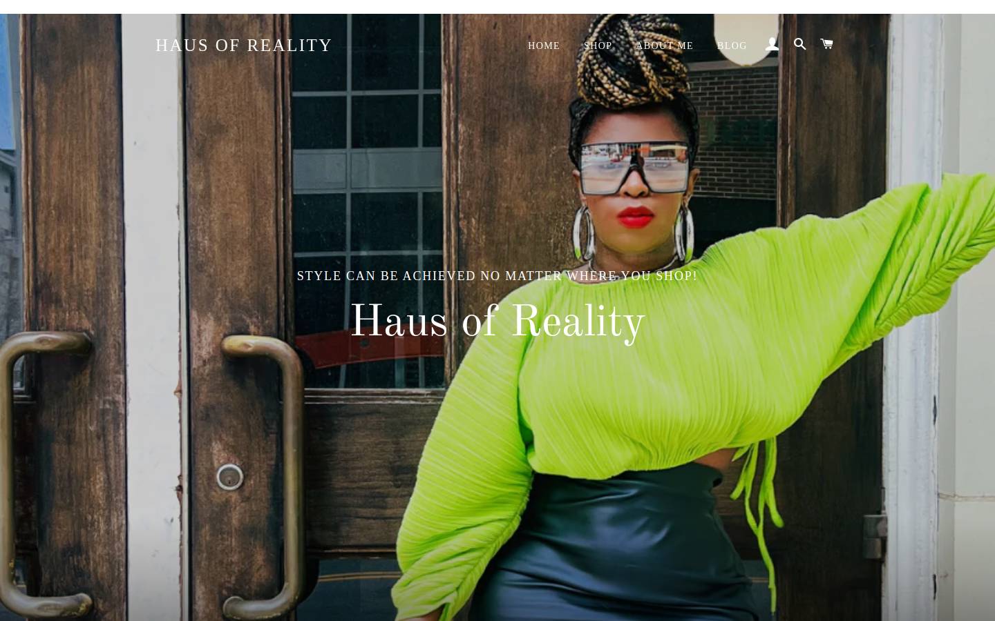 thehausofreality.com homepage screenshot