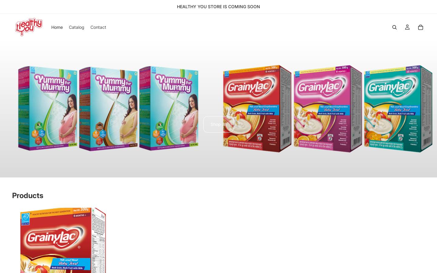 thehealthyyou.in homepage screenshot