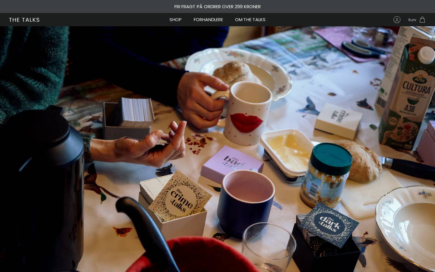 thehearttalks.dk homepage screenshot