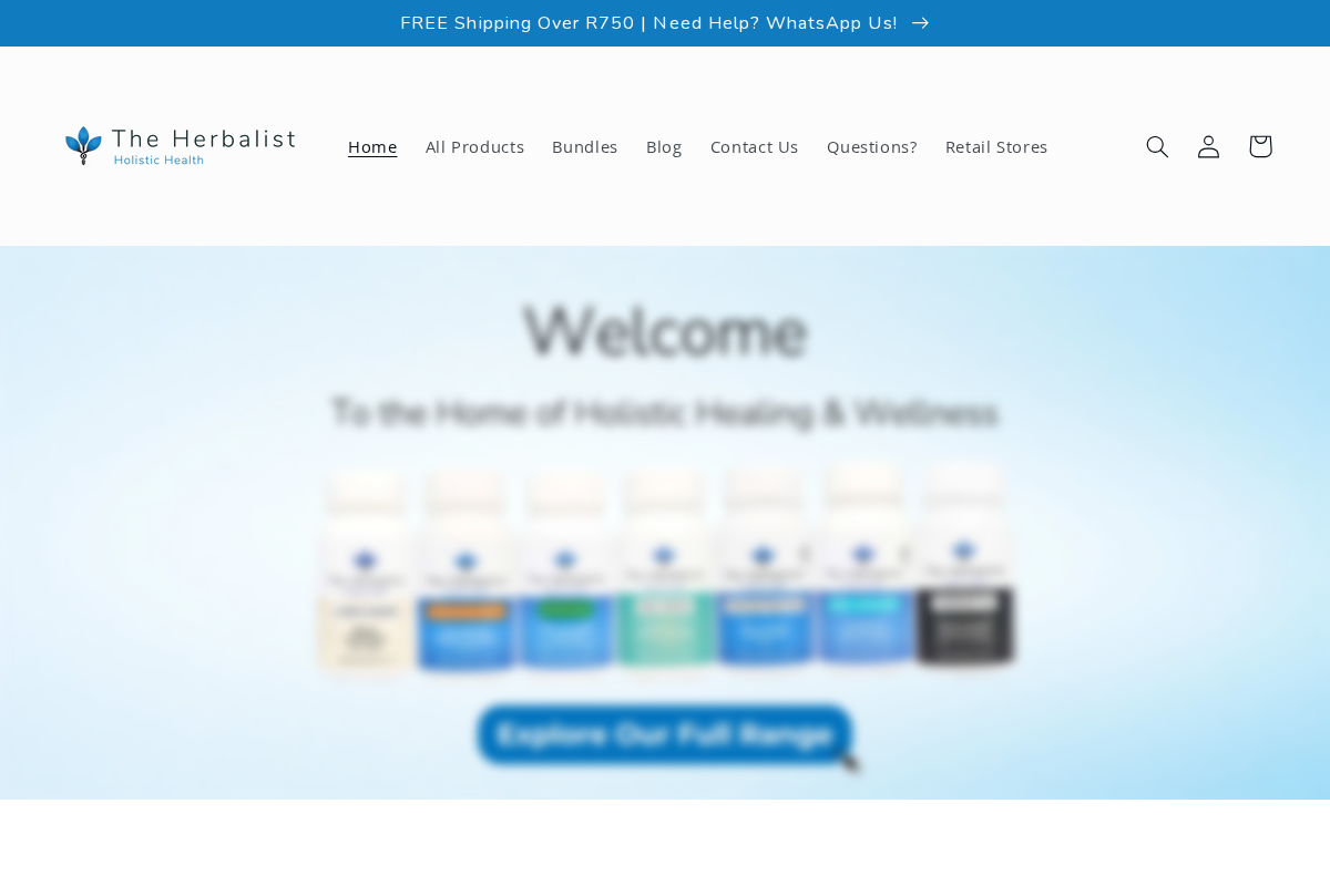 The Herbalist homepage screenshot