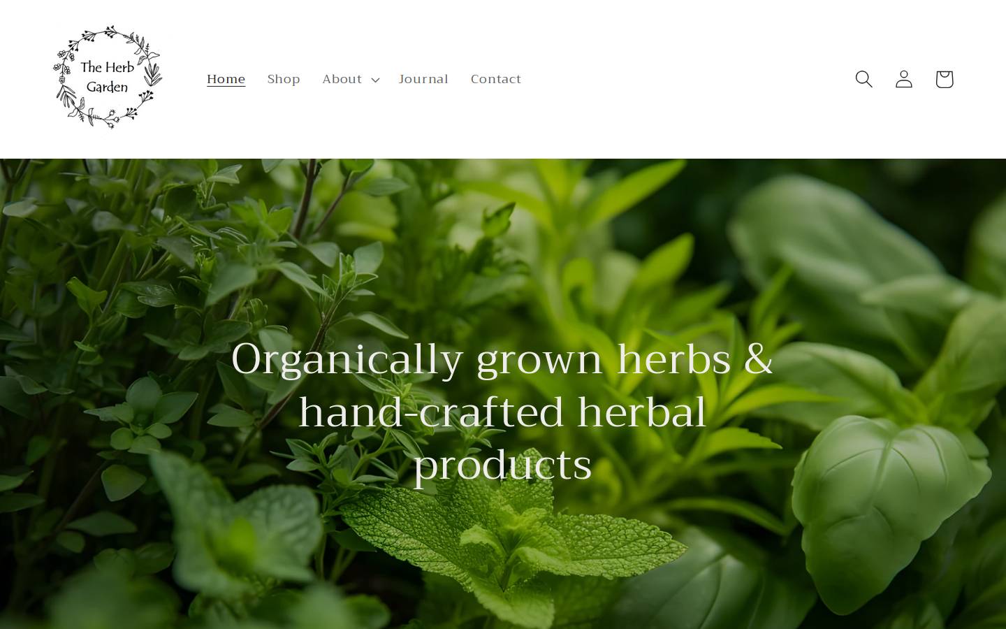 theherbgarden.co.nz homepage screenshot