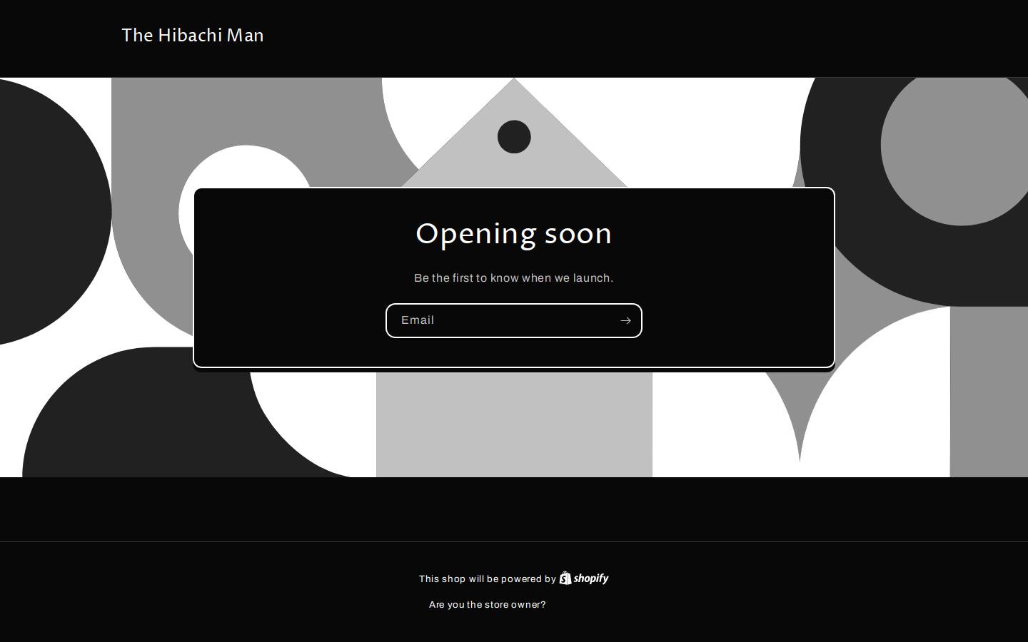 thehibachiman.com homepage screenshot