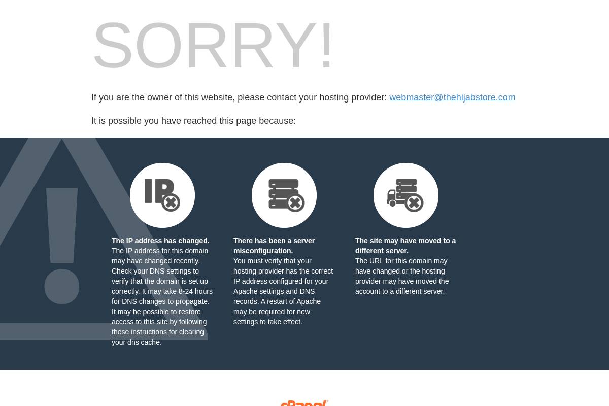 thehijabstore.com homepage screenshot