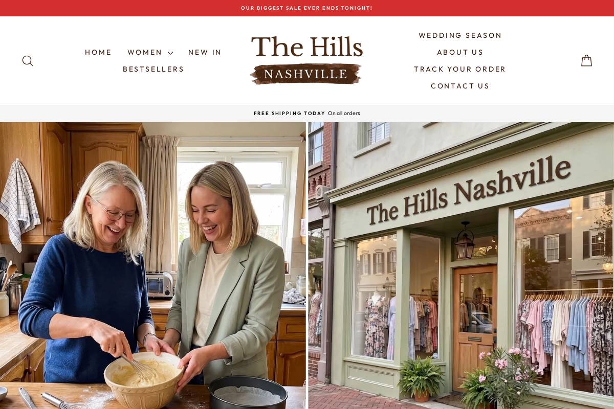 Thehillsnashville homepage screenshot