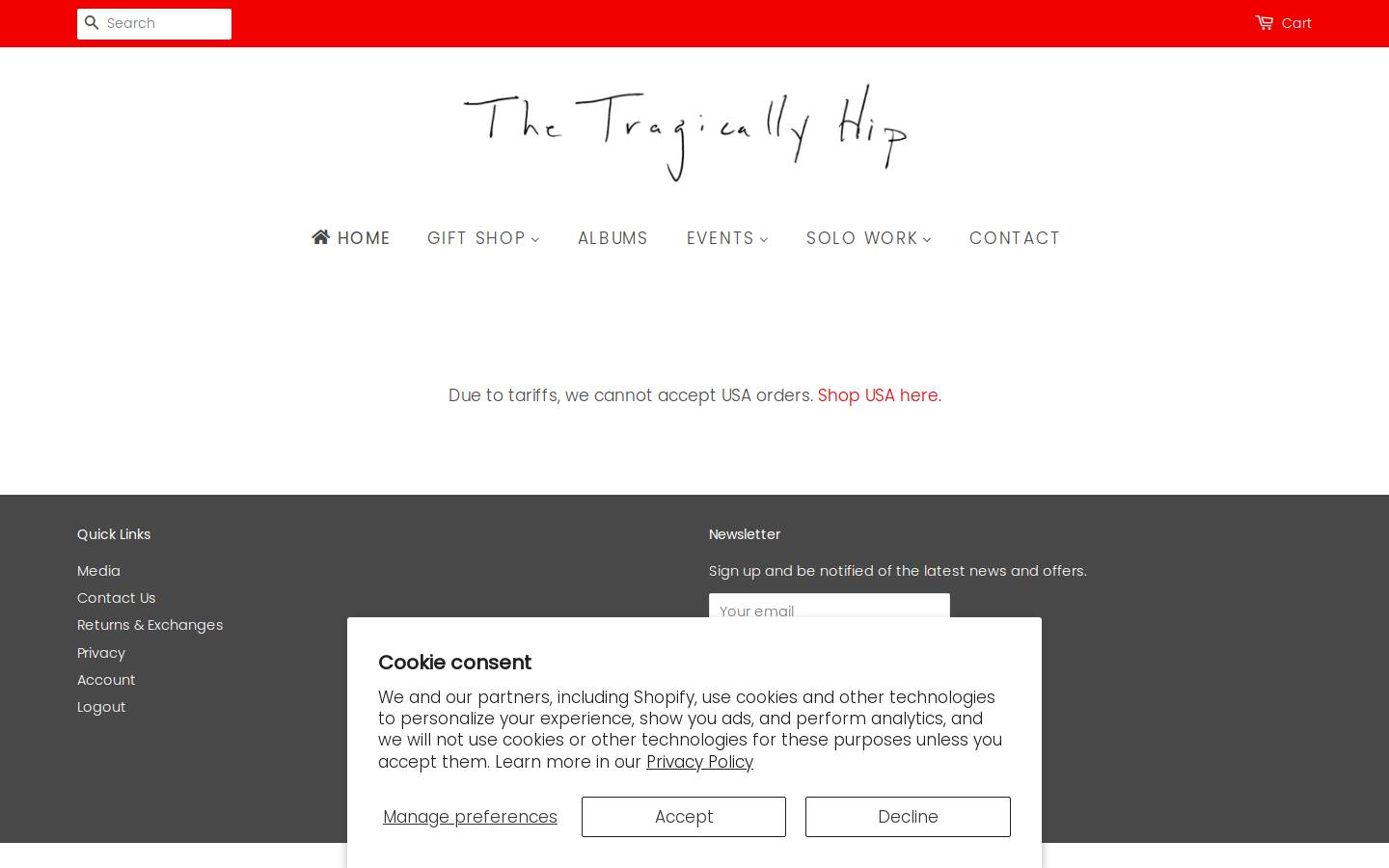 thehip.com homepage screenshot