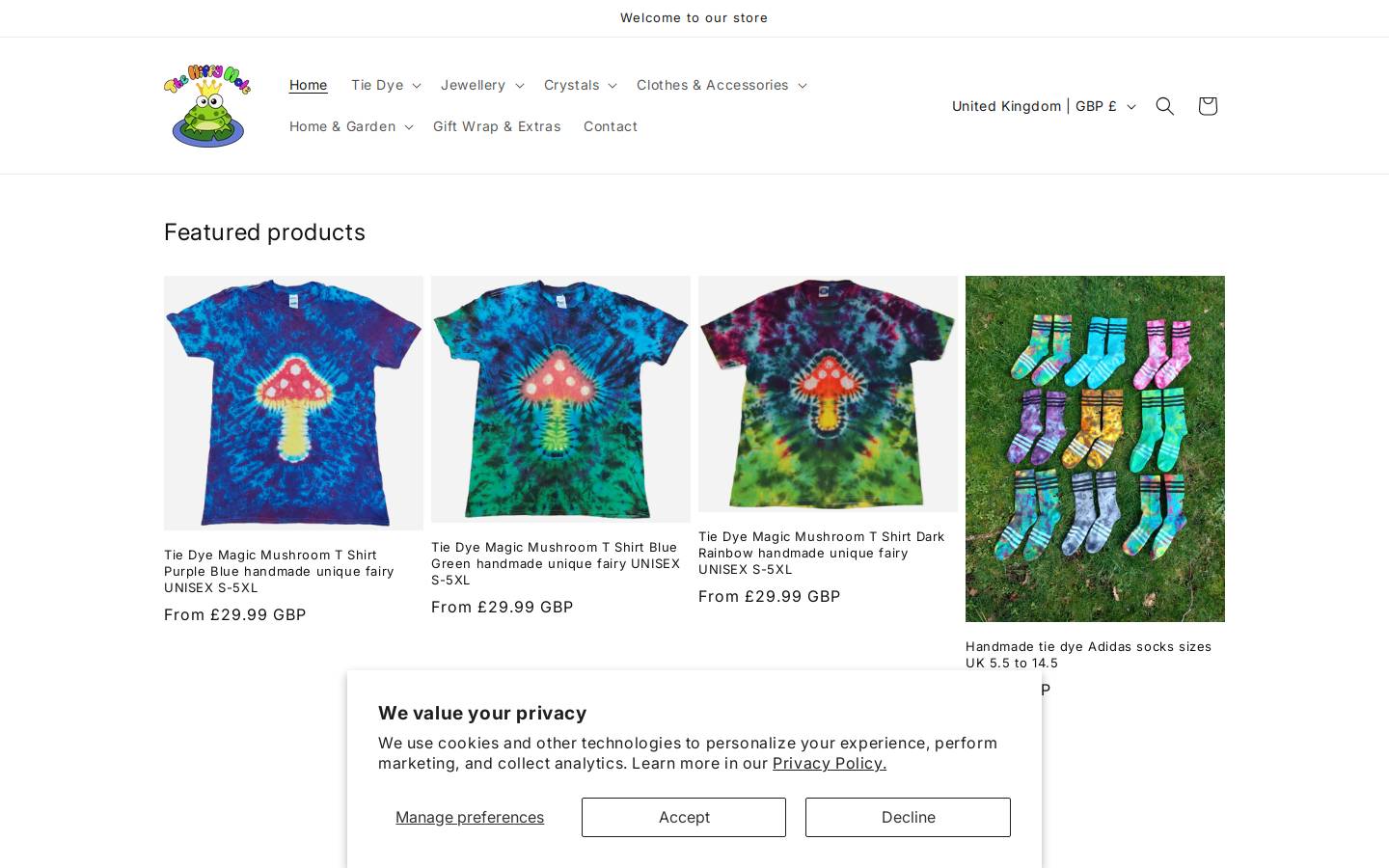 thehippyhole.com homepage screenshot