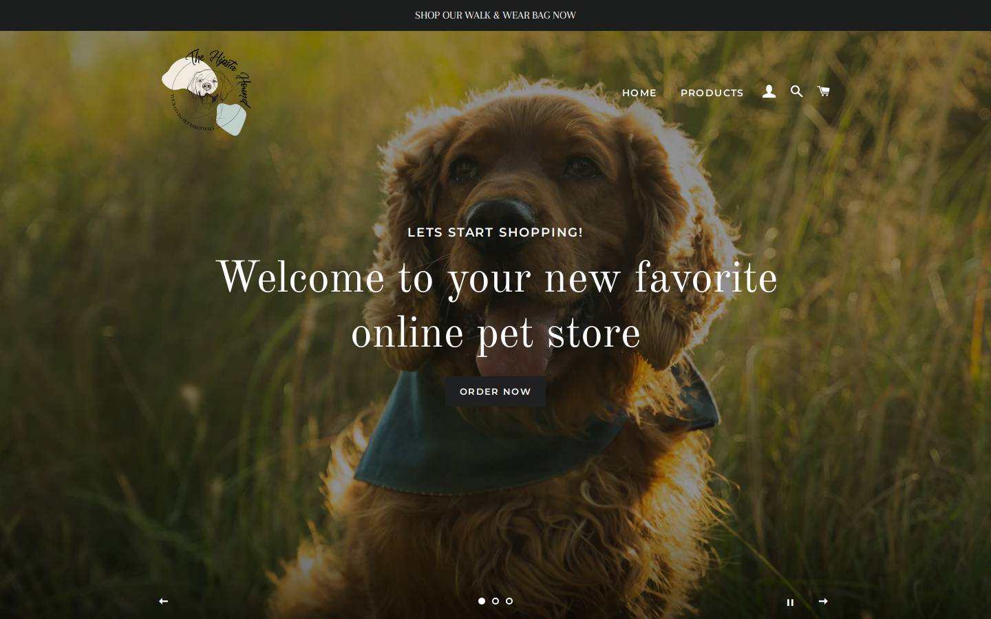 thehipstahound.com homepage screenshot