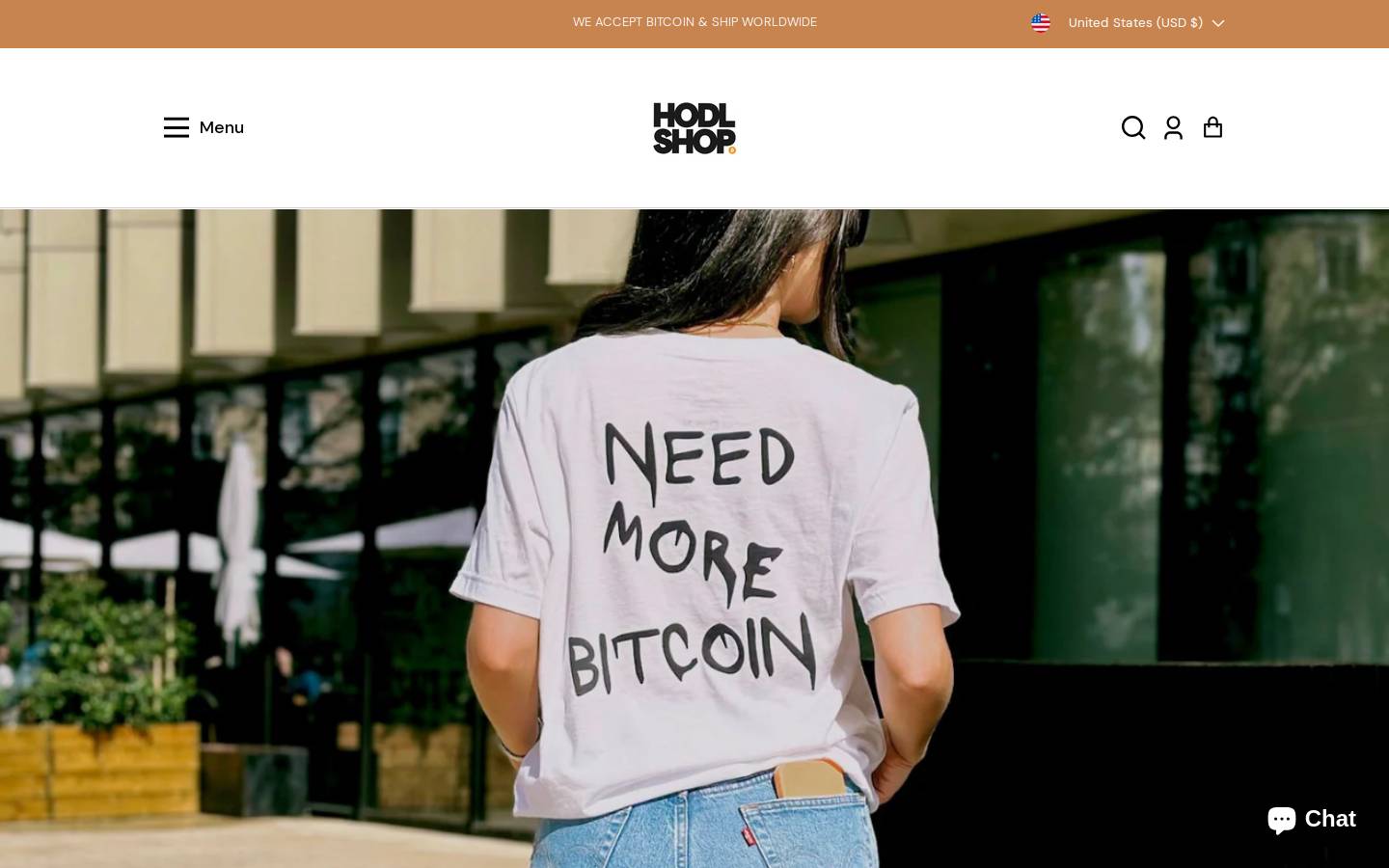thehodlshop.com homepage screenshot