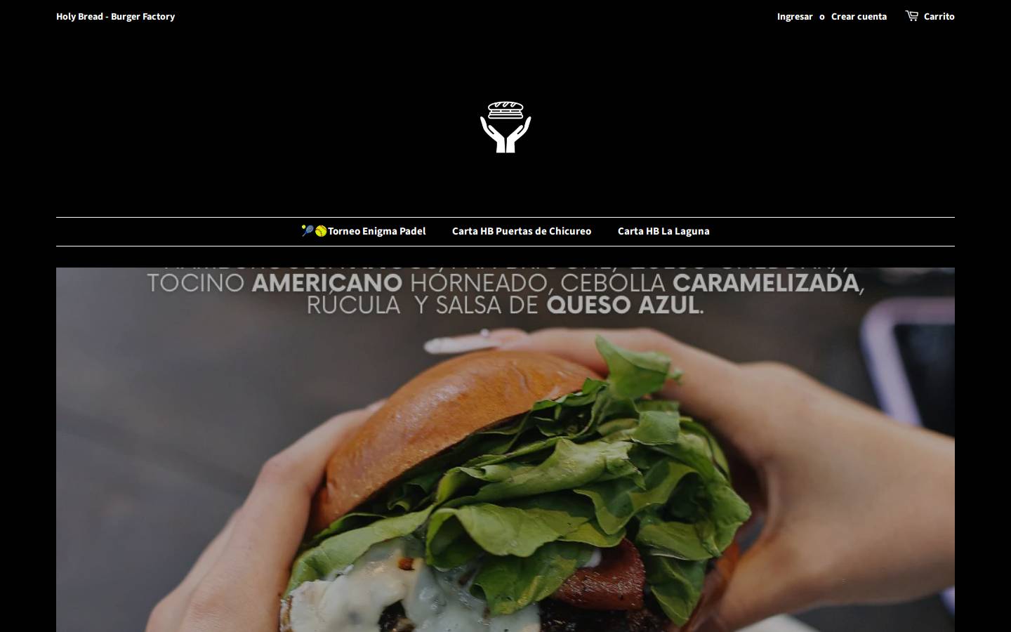 theholybread.cl homepage screenshot
