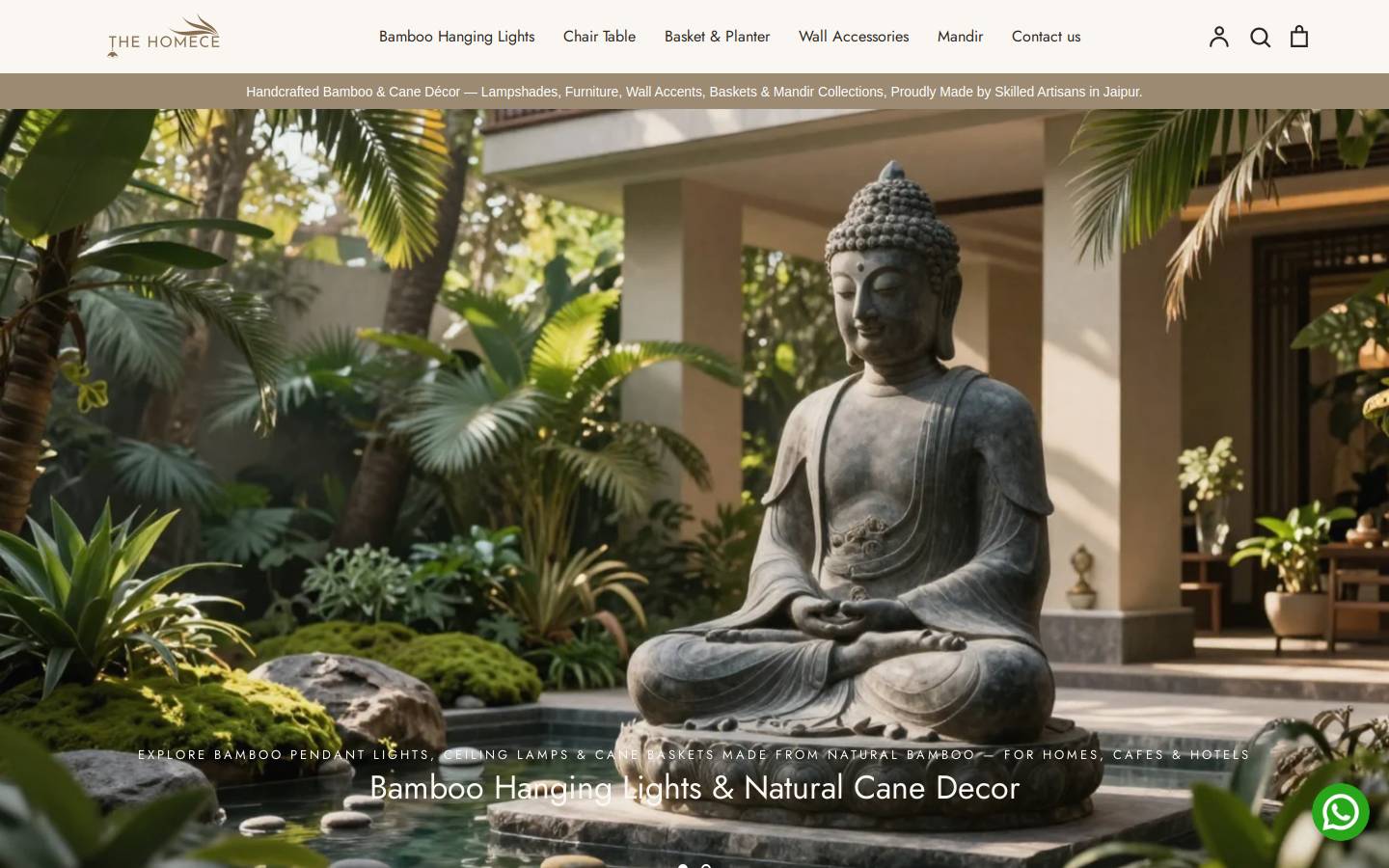 thehomece.com homepage screenshot