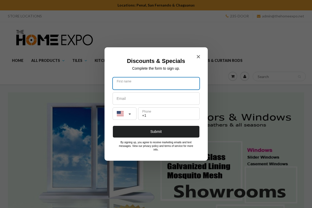 THE HOME EXPO homepage screenshot
