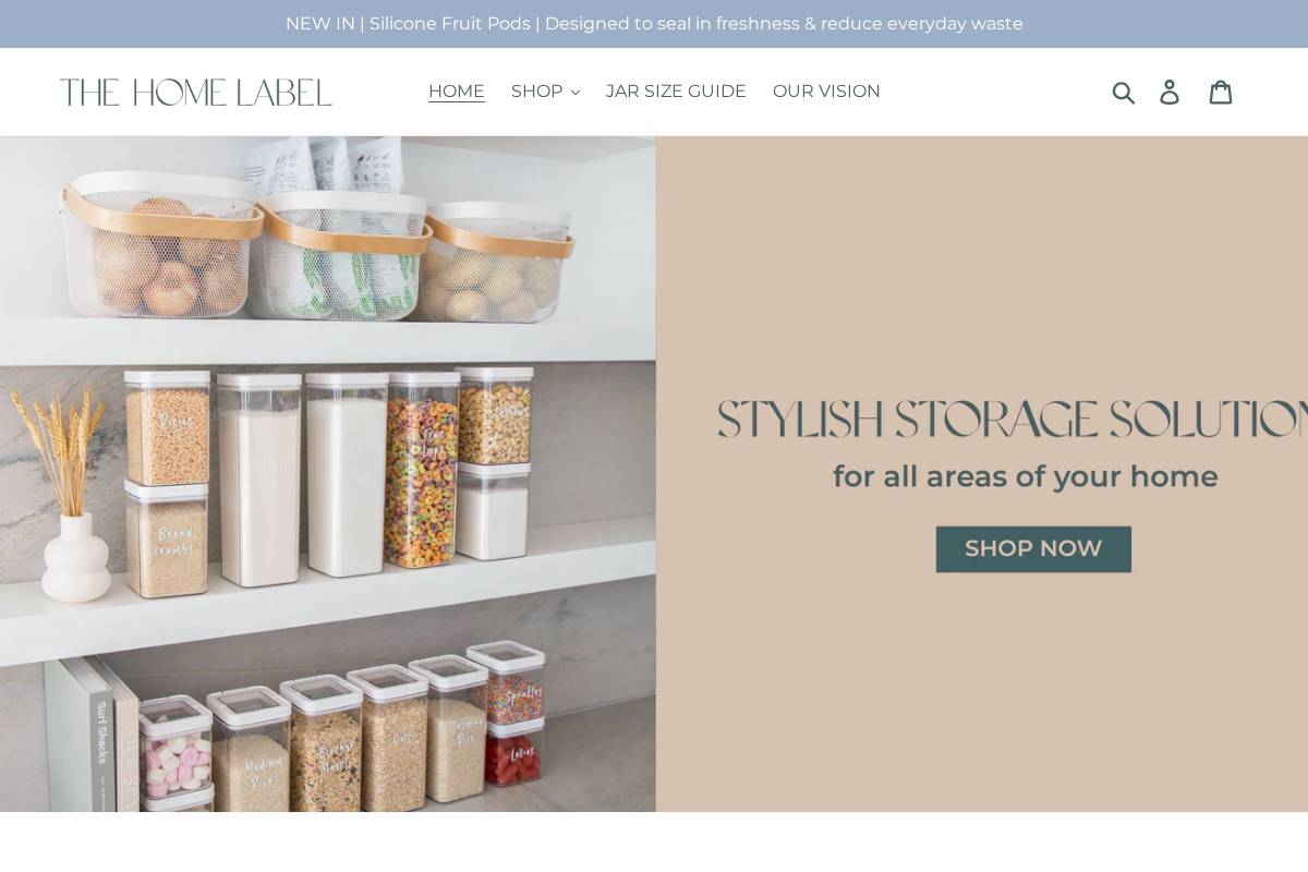 thehomelabel.co.nz homepage screenshot