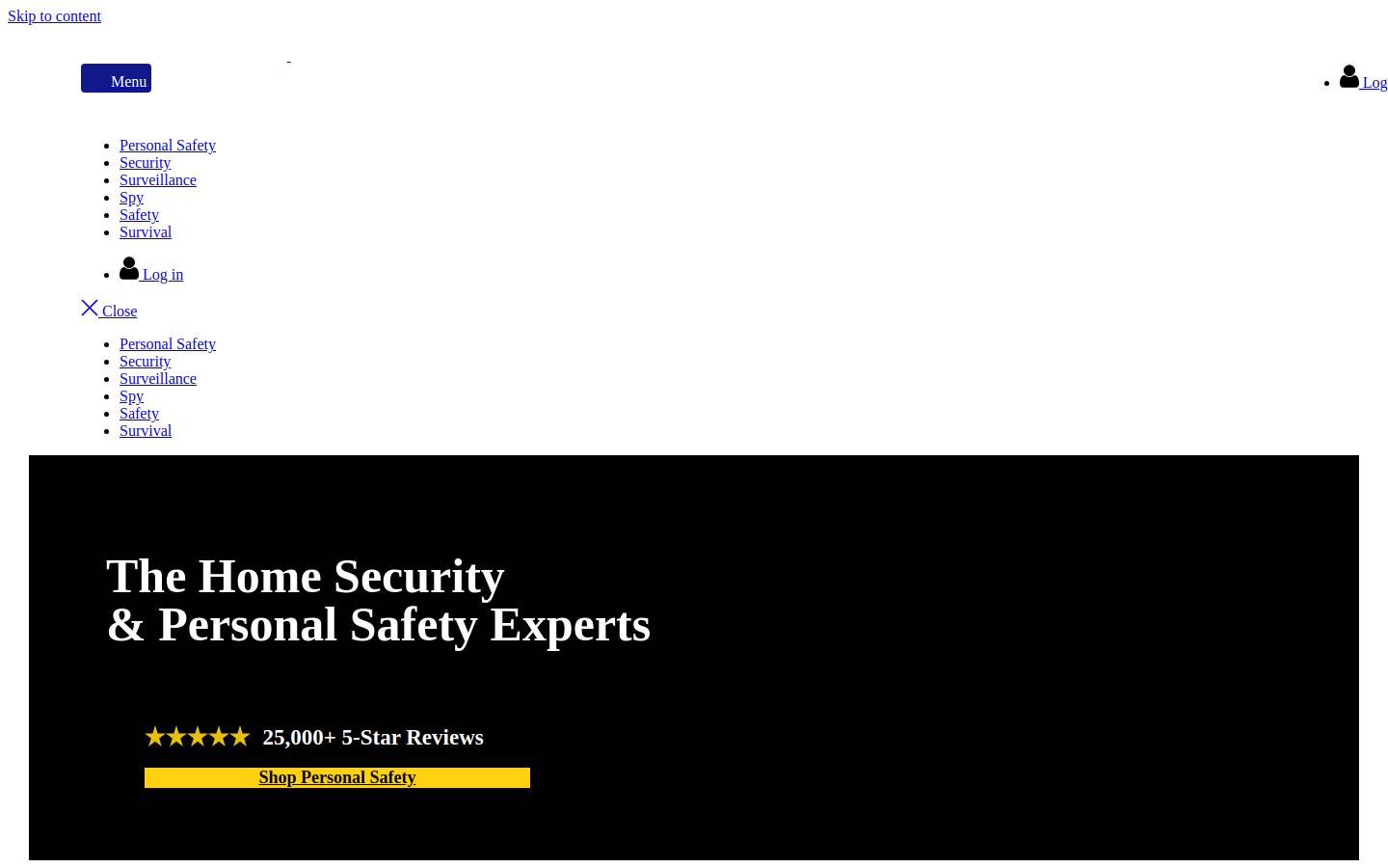 The Home Security Superstore homepage screenshot