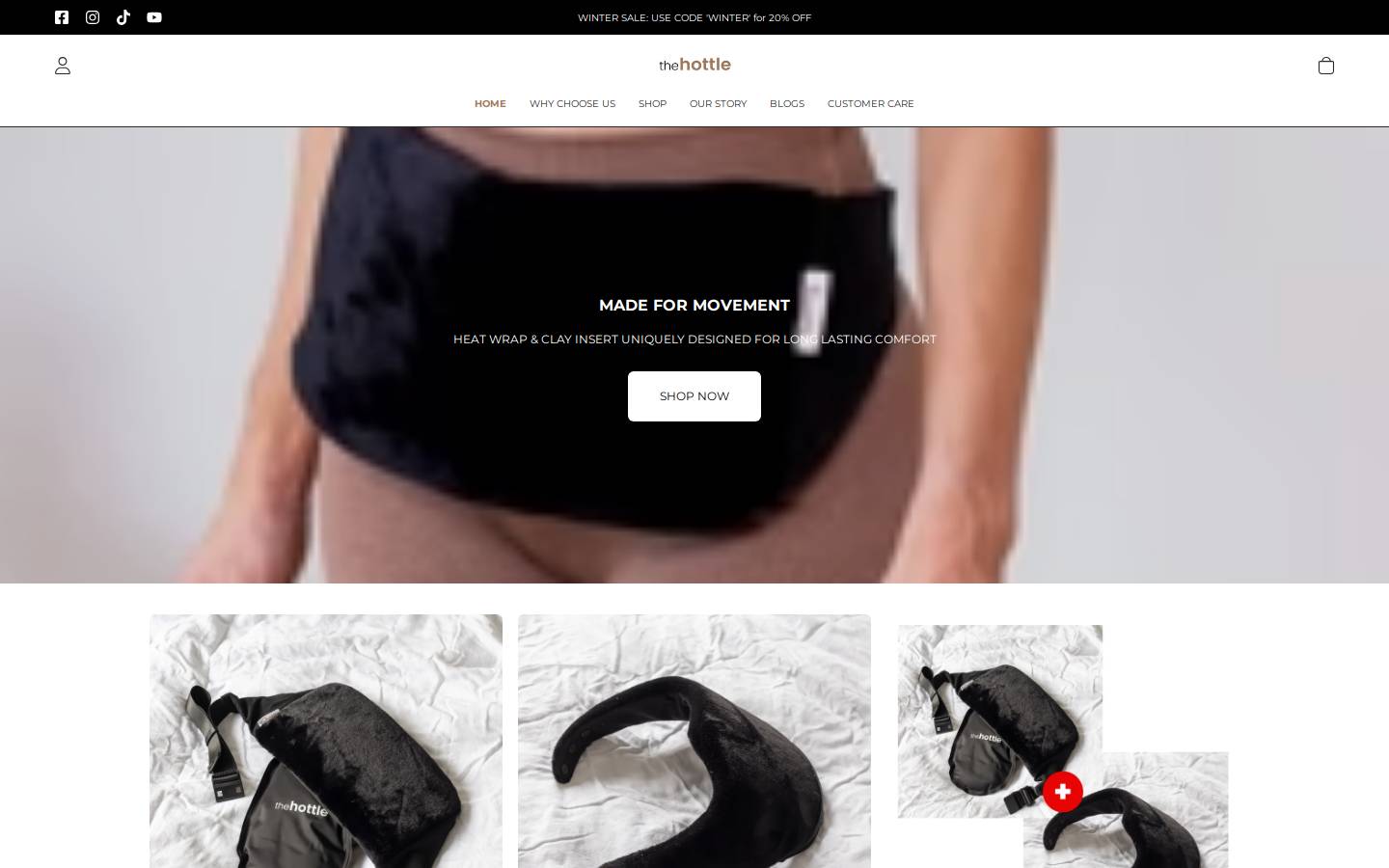 thehottle.com.au homepage screenshot