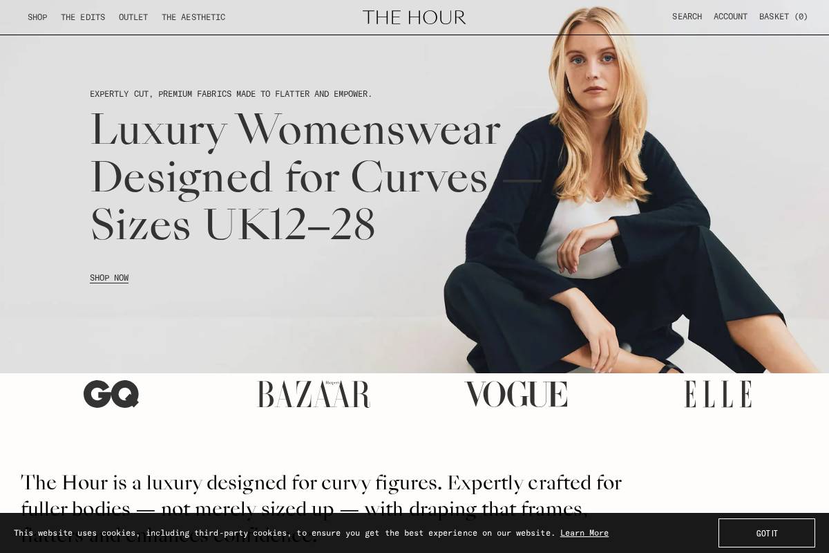 thehourlondon.com homepage screenshot