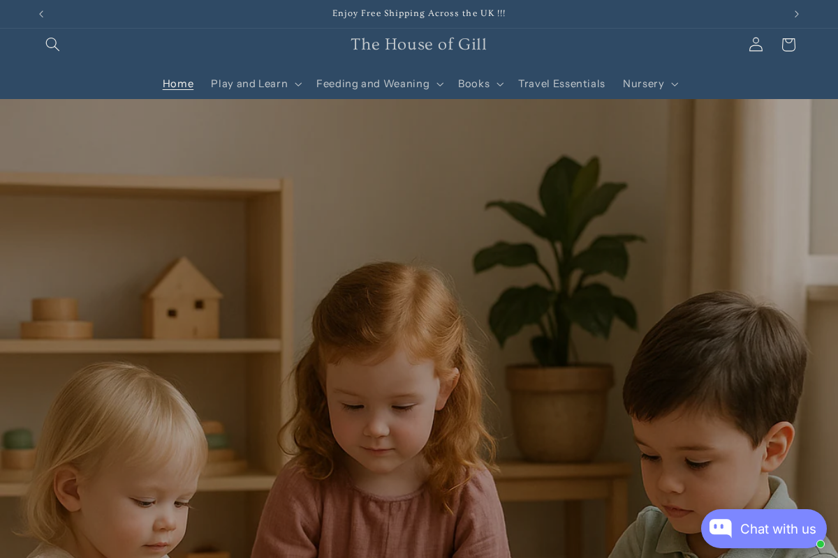 thehouseofgill.com homepage screenshot