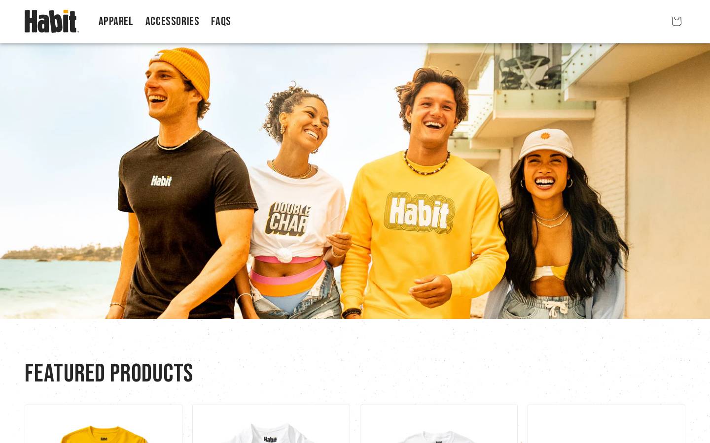 thehouseofhabit.com homepage screenshot