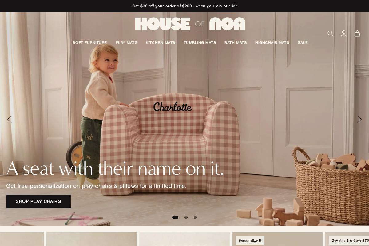 thehouseofnoa.com homepage screenshot