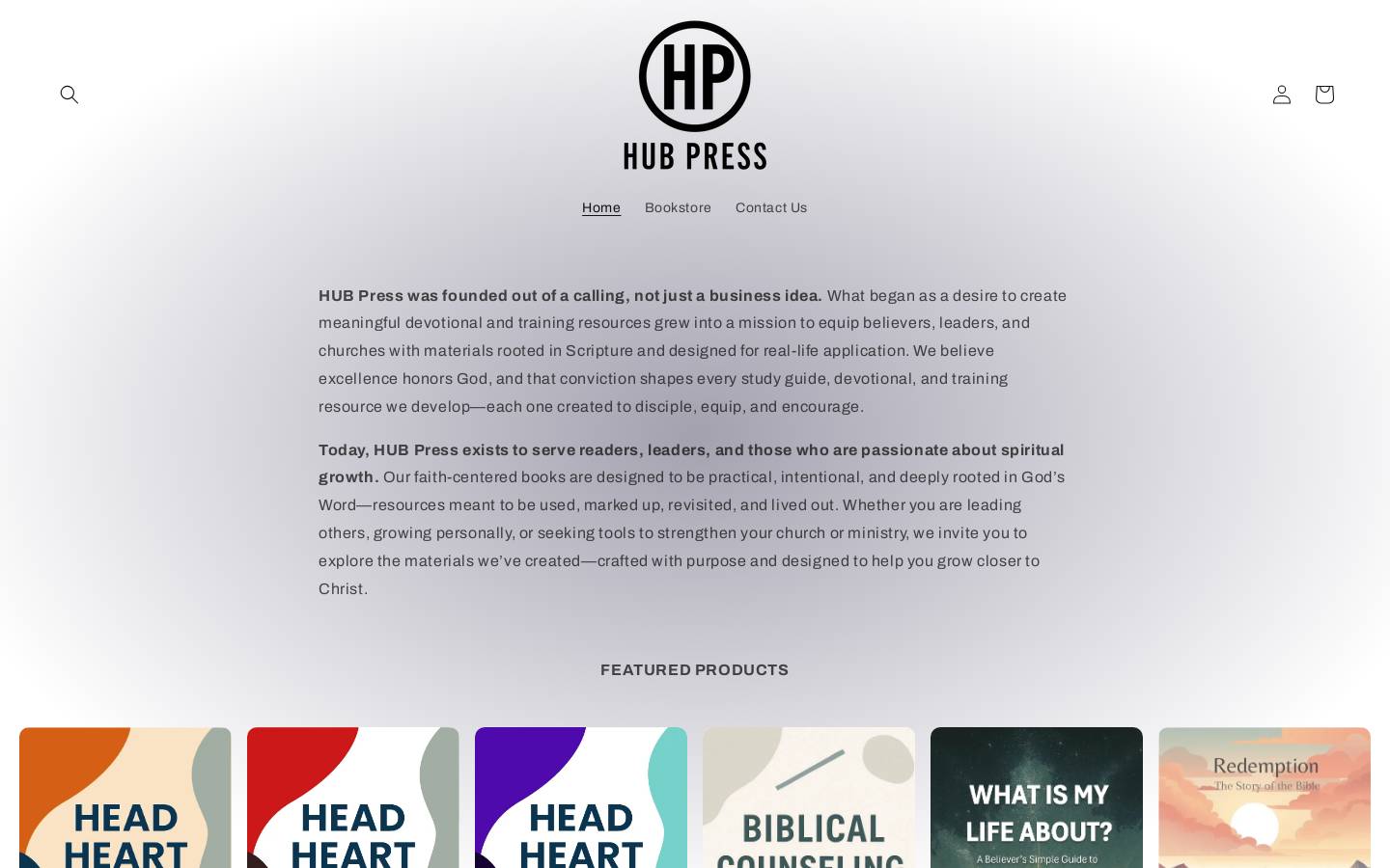 thehubpress.com homepage screenshot