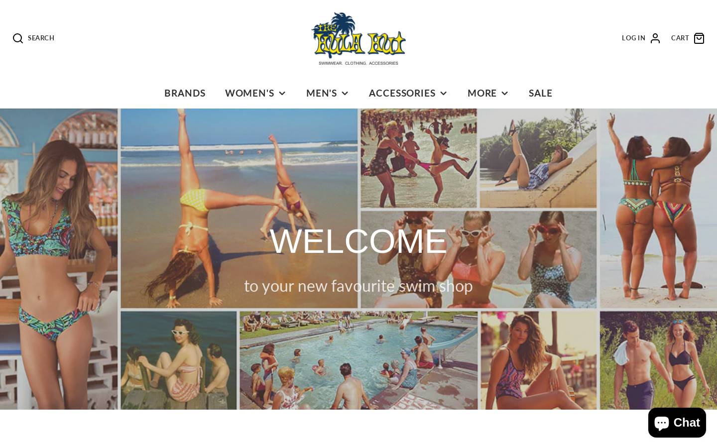 thehulahut.ca homepage screenshot
