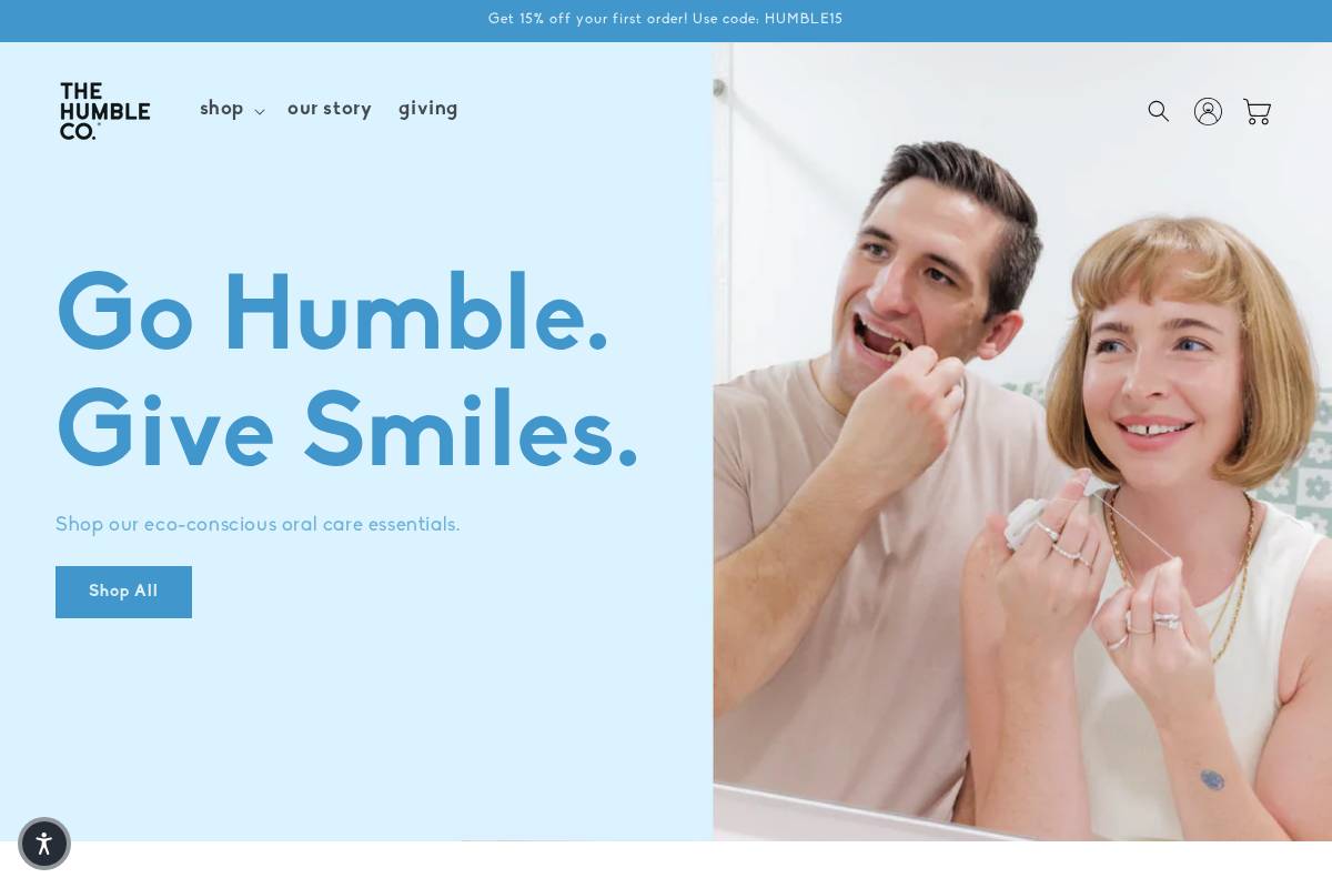 The Humble Co. homepage screenshot