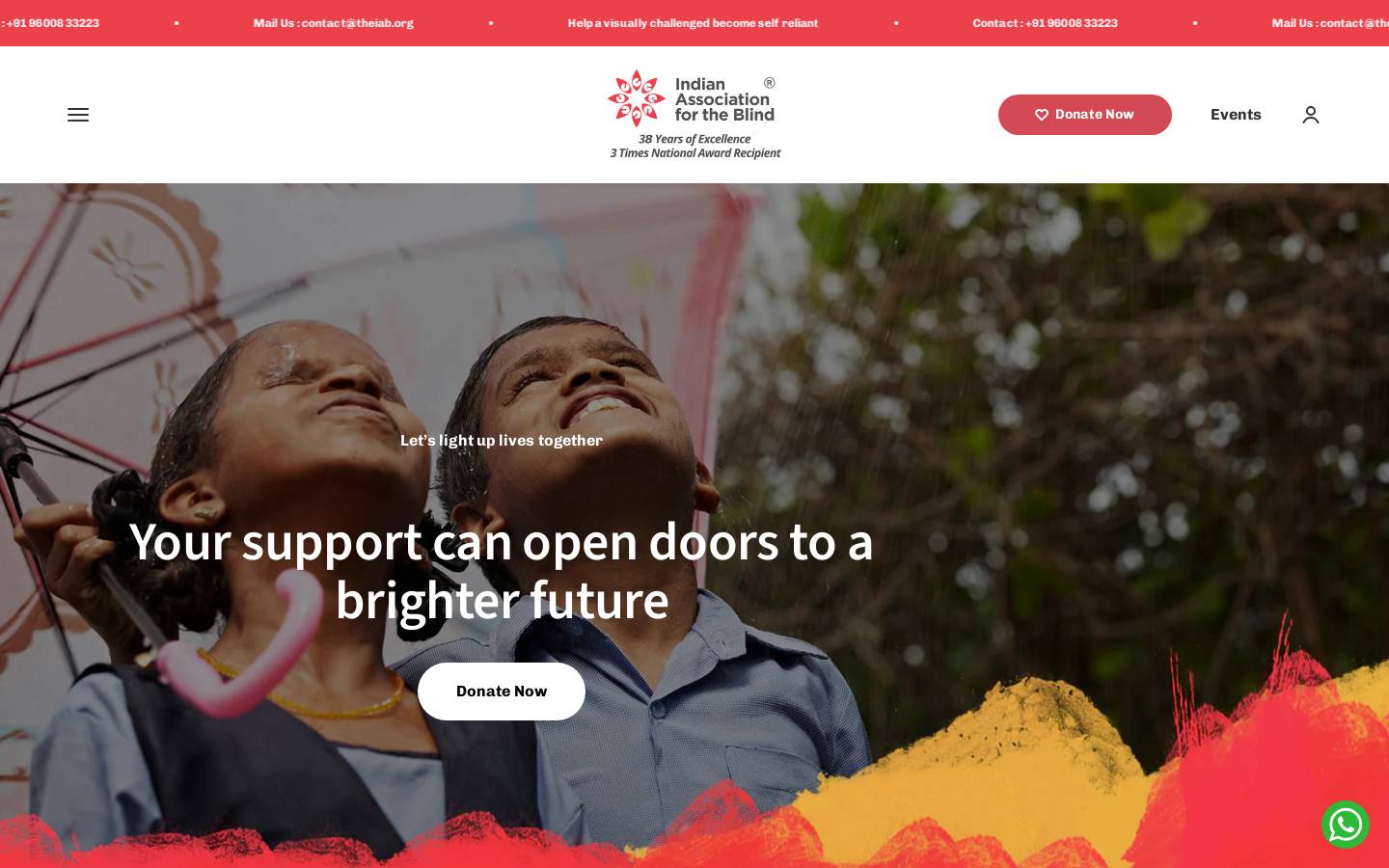 theiab.org homepage screenshot