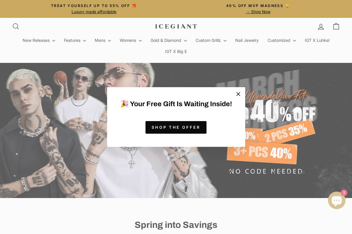 ICEGIANT homepage screenshot