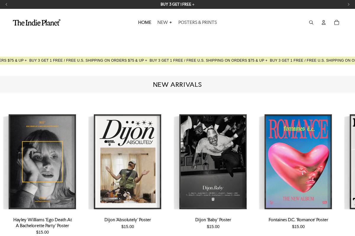 The Indie Planet homepage screenshot