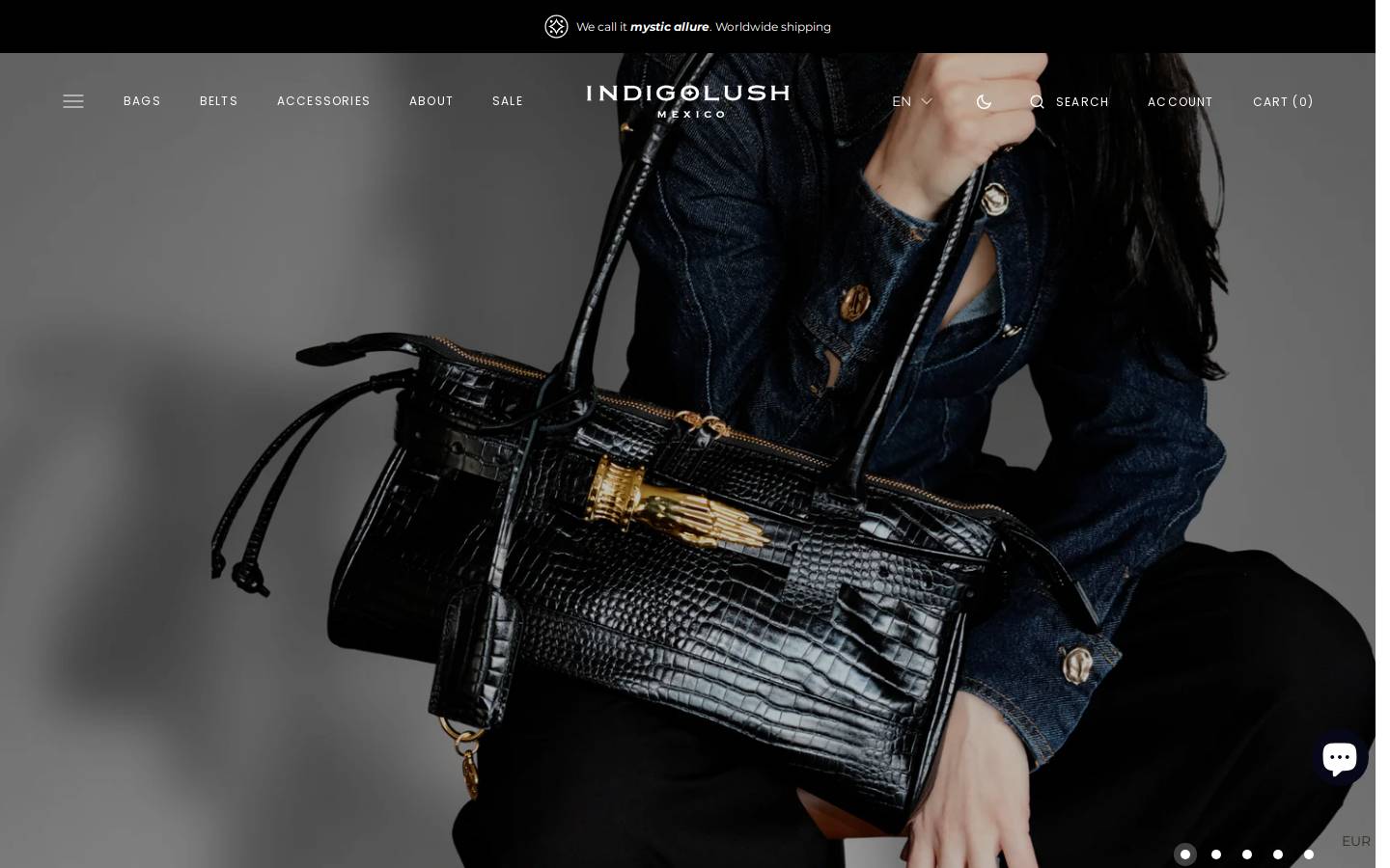 theindigolush.com homepage screenshot