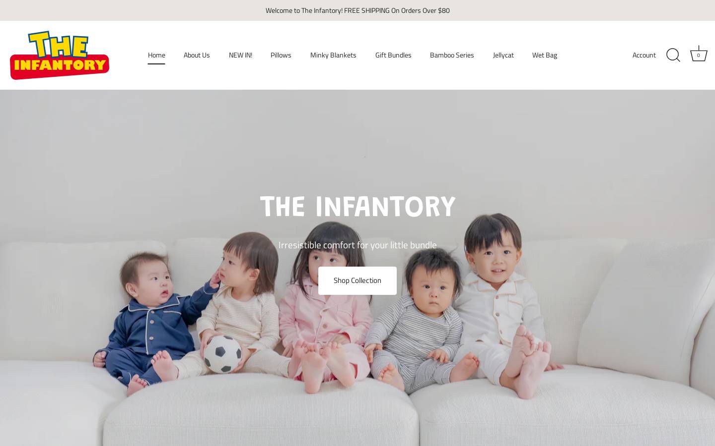 theinfantory.com homepage screenshot