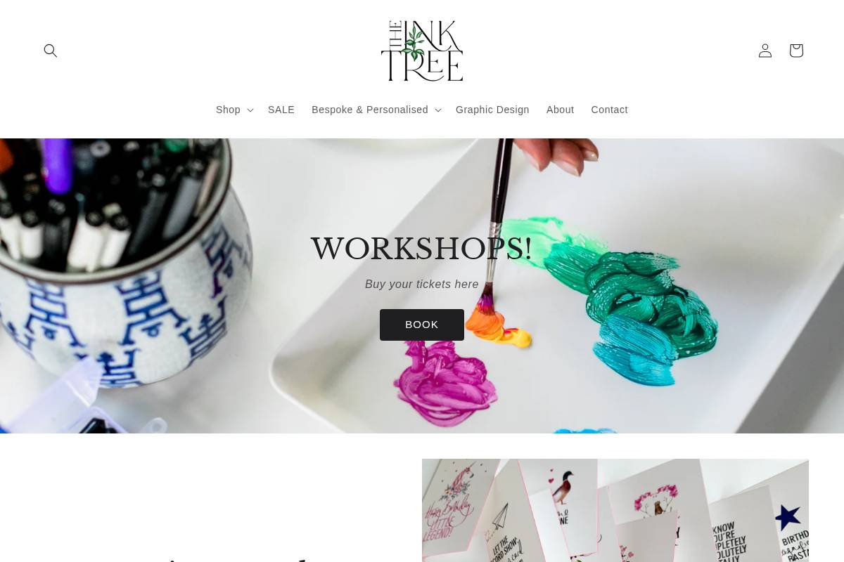 theinktree.com homepage screenshot