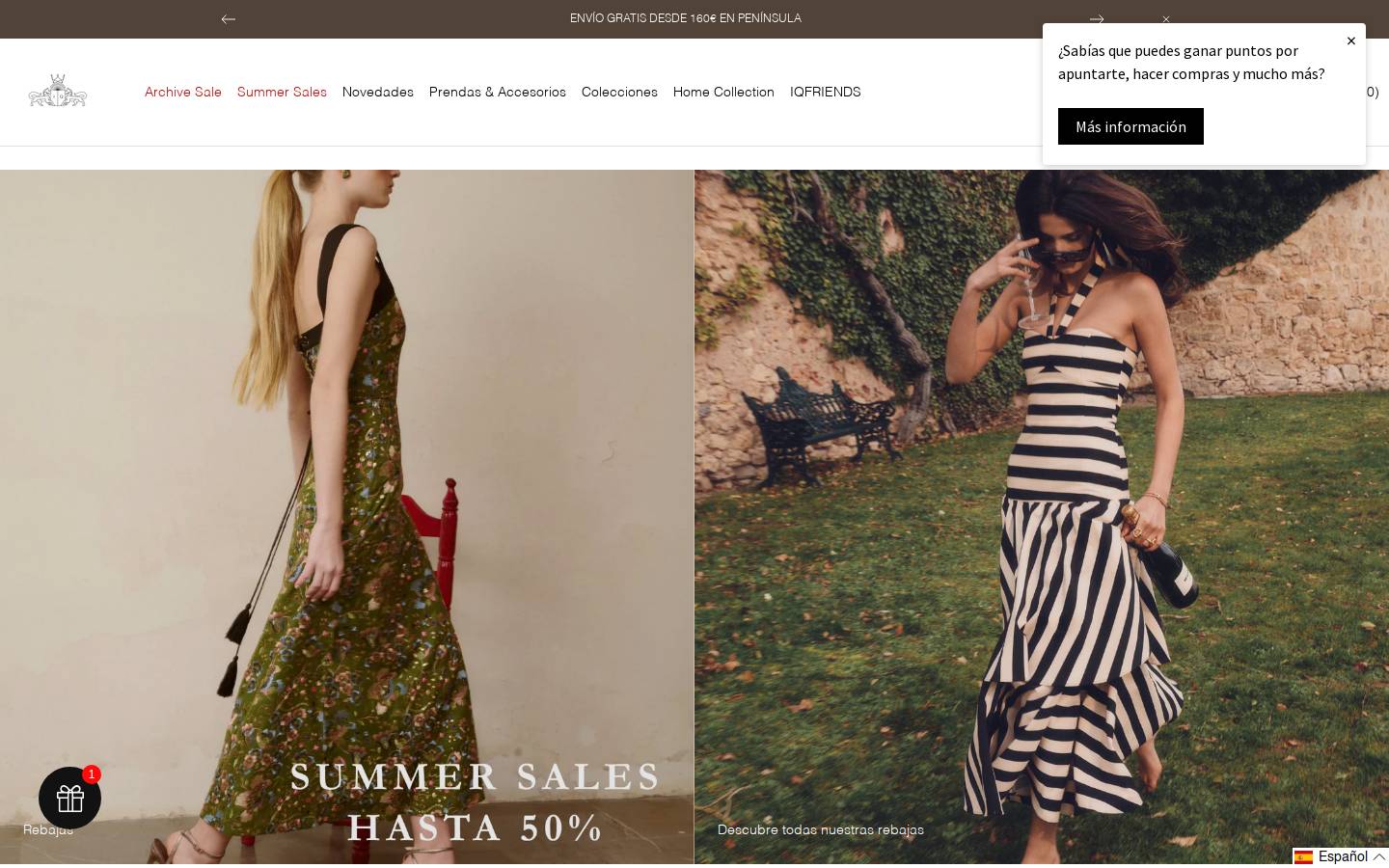theiqcollection.com homepage screenshot