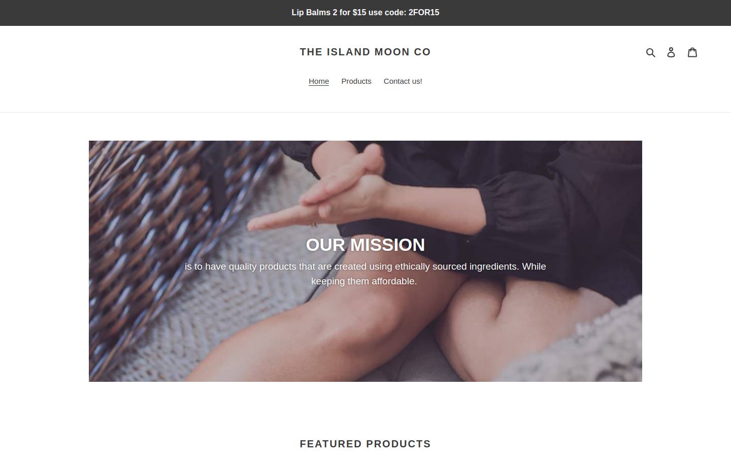 theislandmoon.ca homepage screenshot