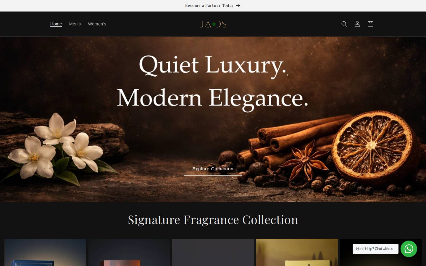 thejads.com homepage screenshot