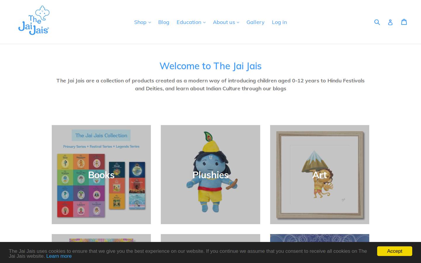 thejaijais.com homepage screenshot