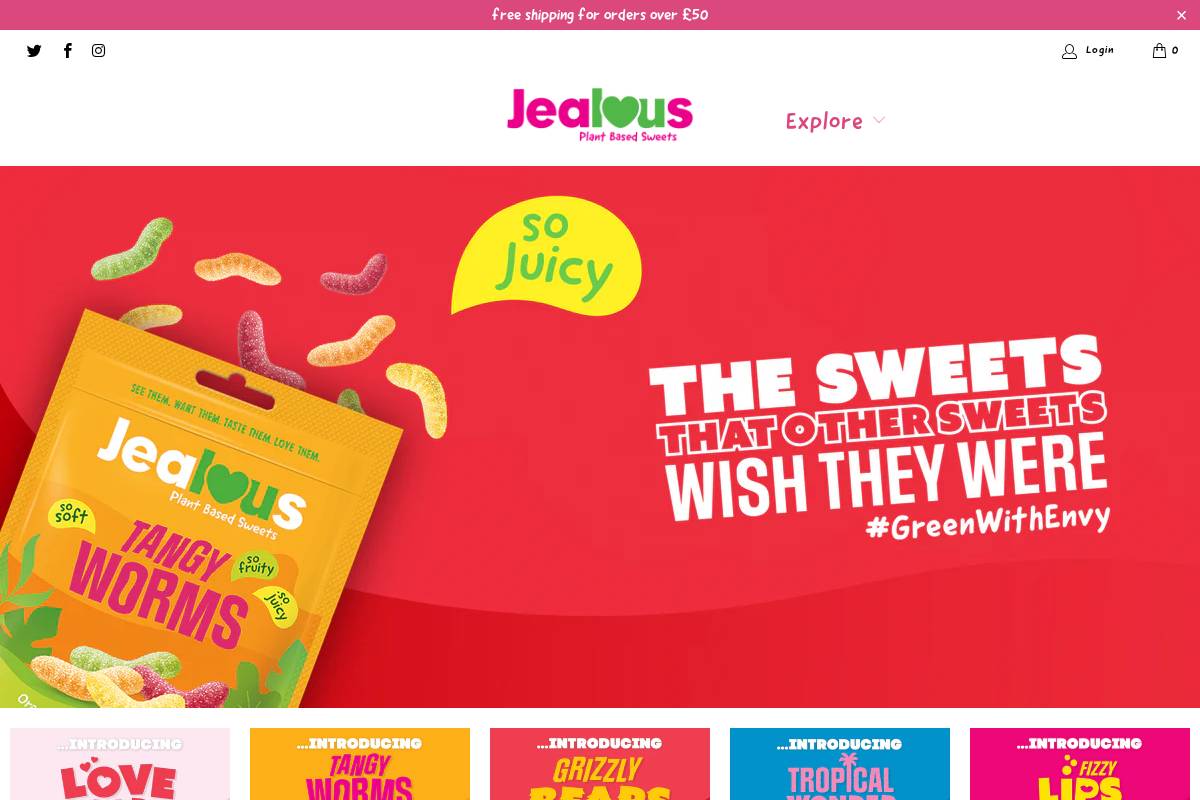 thejealouslife.com homepage screenshot