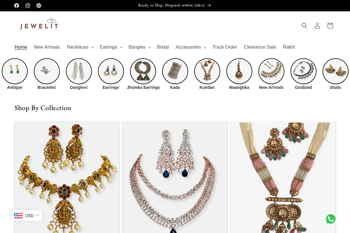 thejewelit.com homepage screenshot