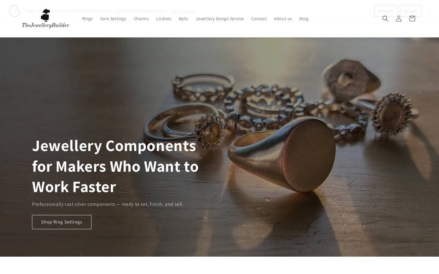 thejewellerybuilder.com homepage screenshot