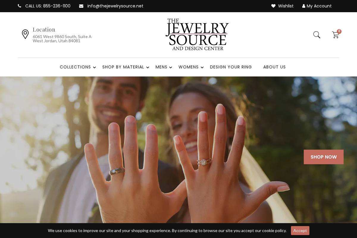 thejewelrysource.net homepage screenshot