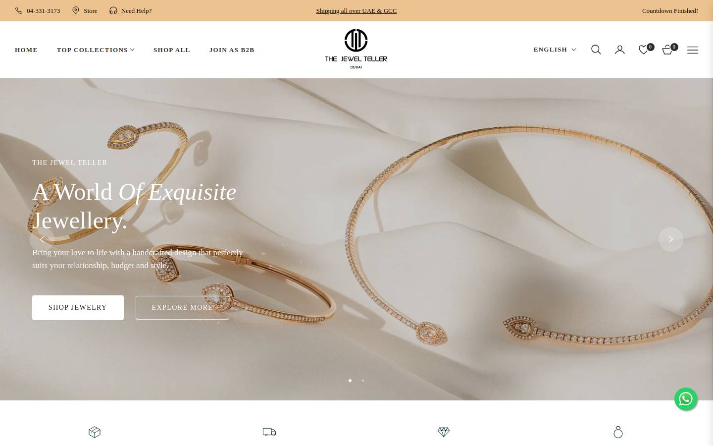 thejewelteller.com homepage screenshot