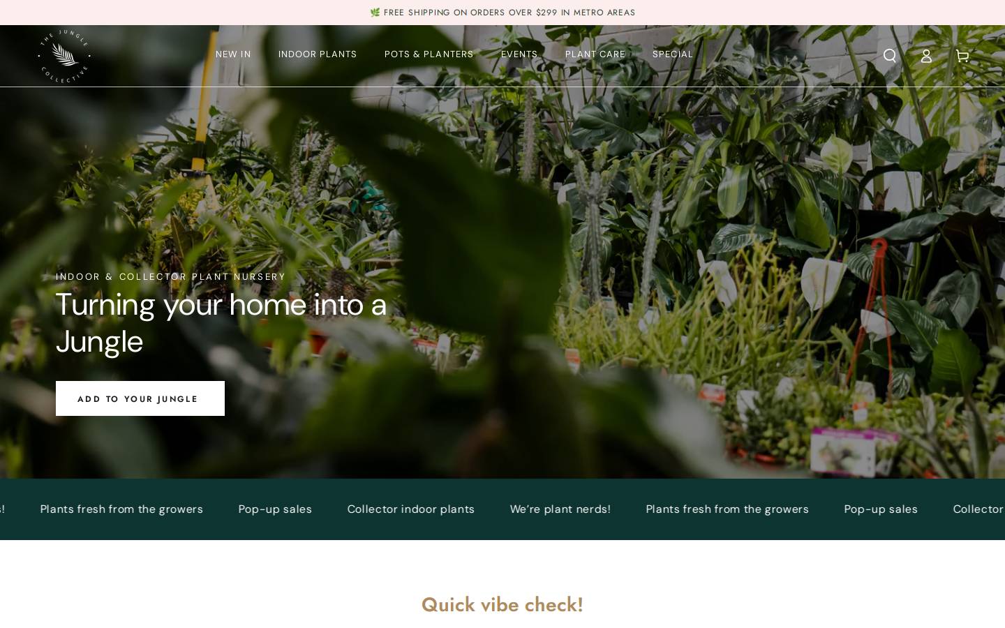 thejunglecollective.com.au homepage screenshot