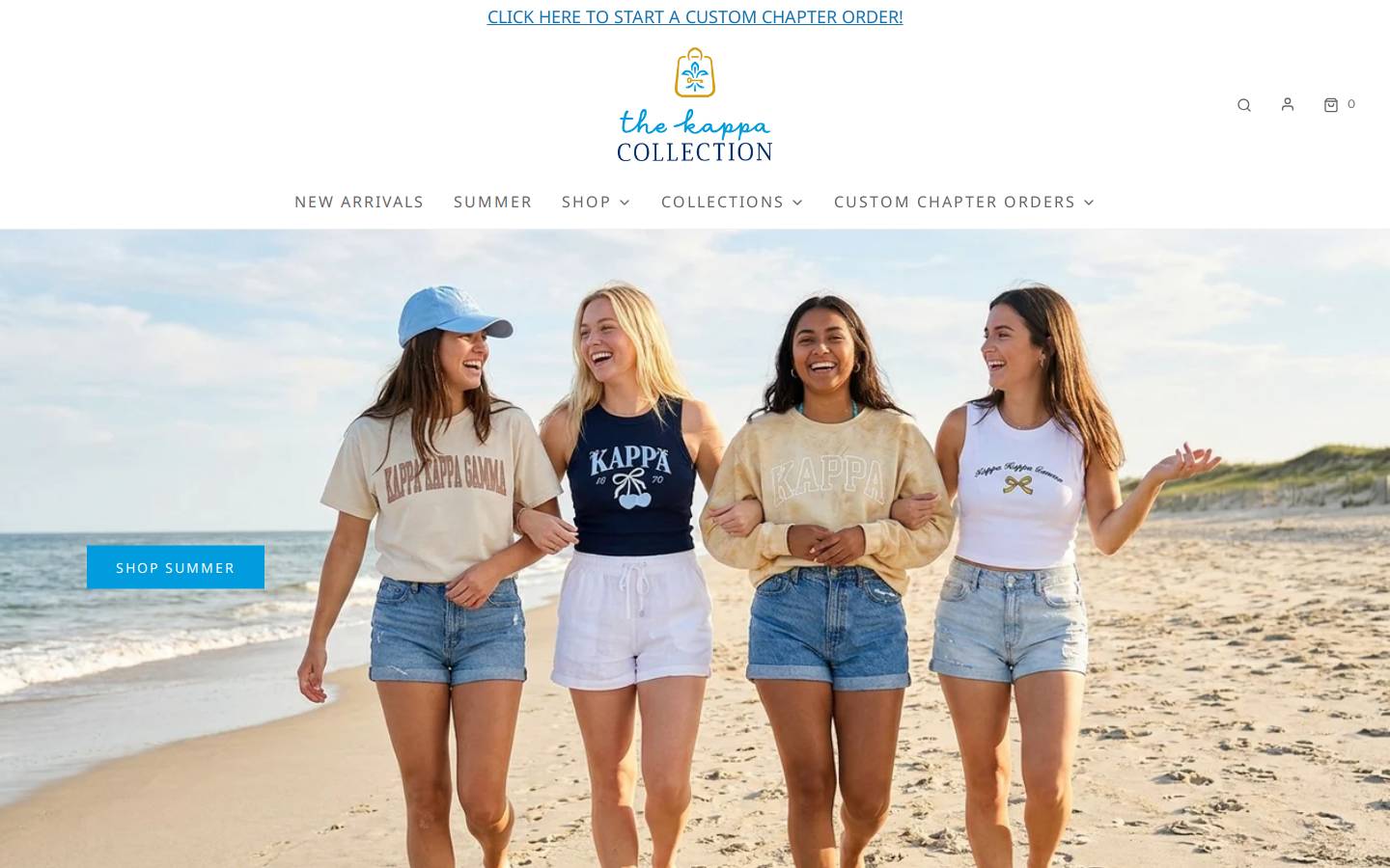 thekappacollection.com homepage screenshot
