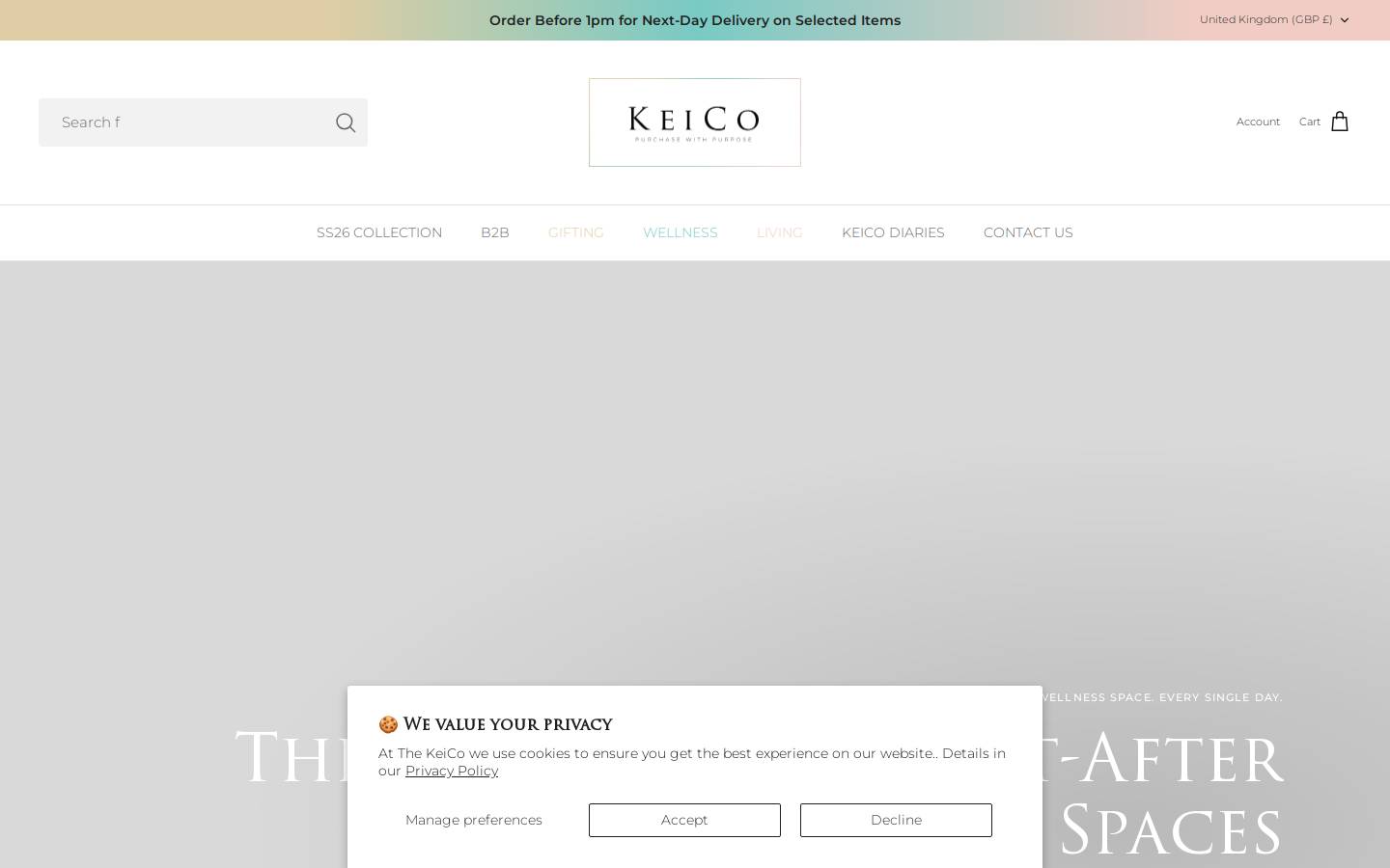 Keico Living Ltd homepage screenshot