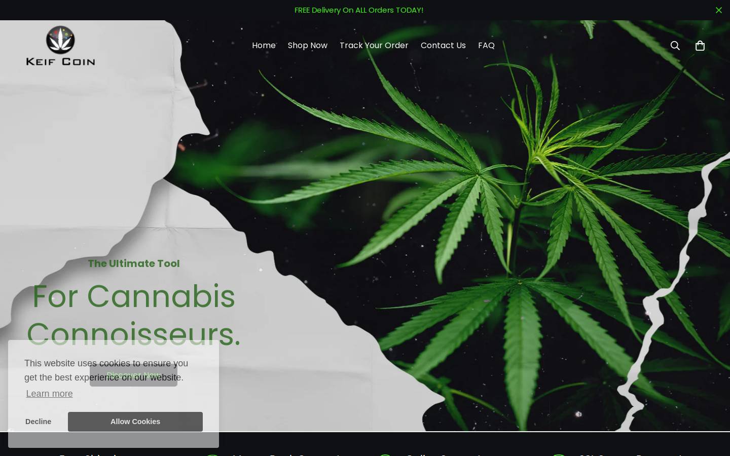 thekeifcoin.com homepage screenshot