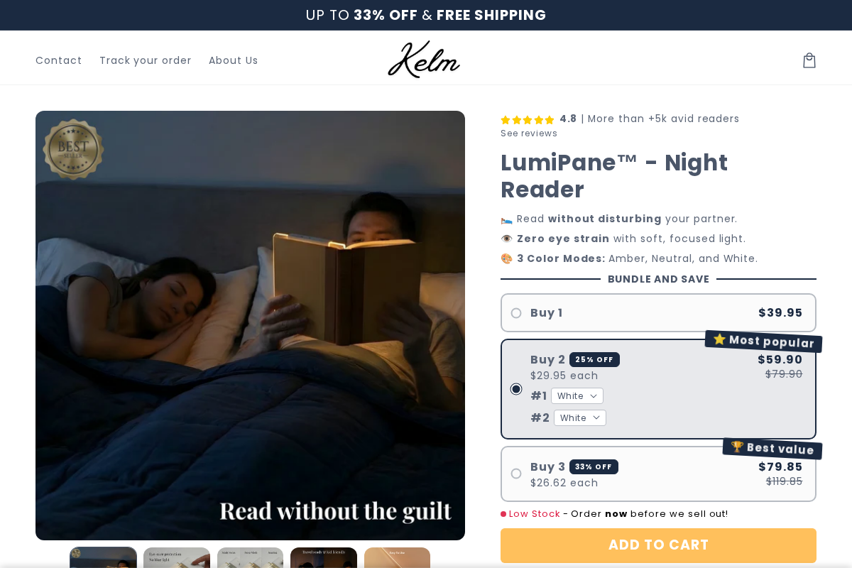 Thekelm homepage screenshot