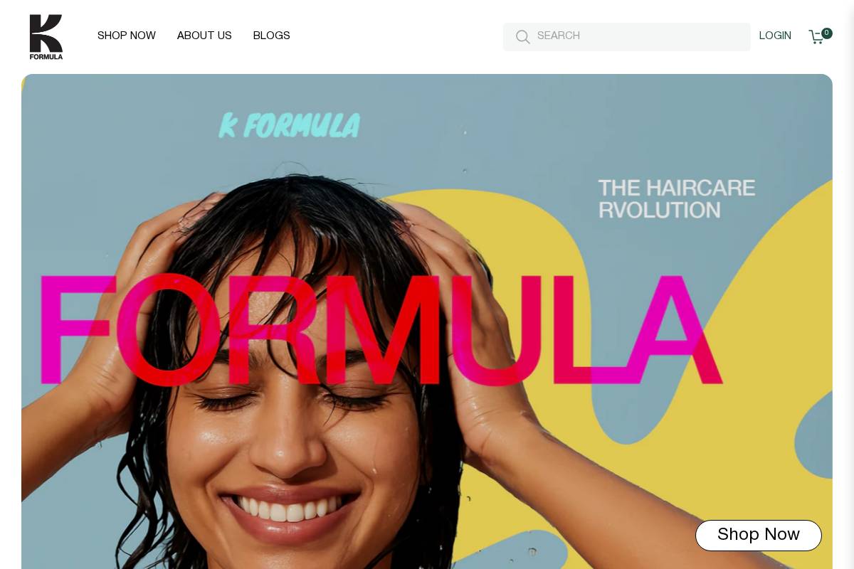 thekformula.com homepage screenshot