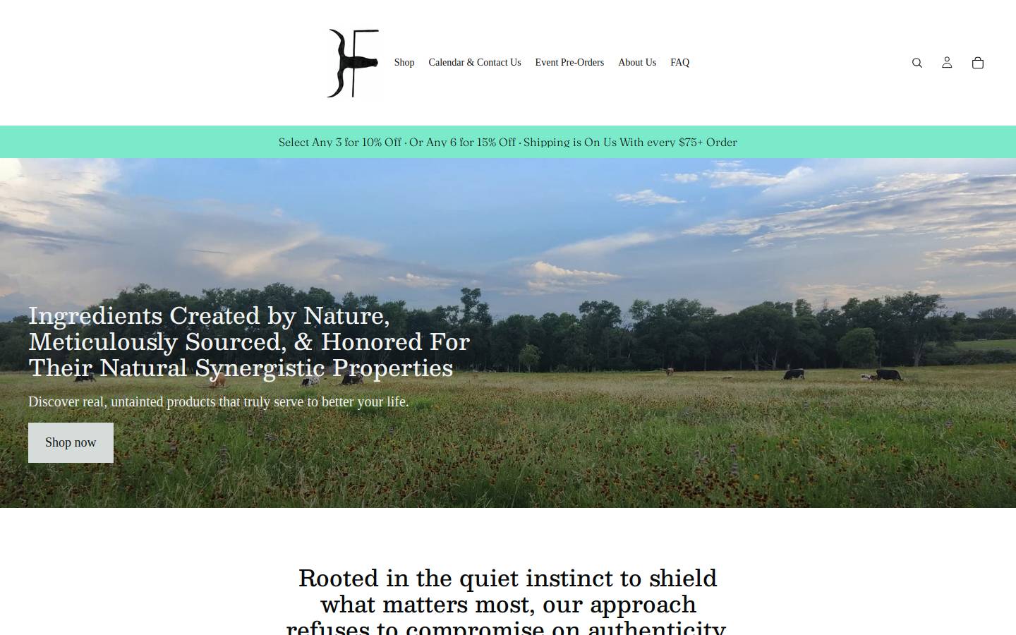 thekileyfarm.com homepage screenshot