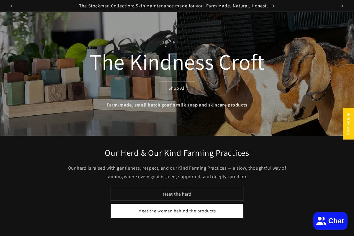 thekindnesscroft.com.au homepage screenshot