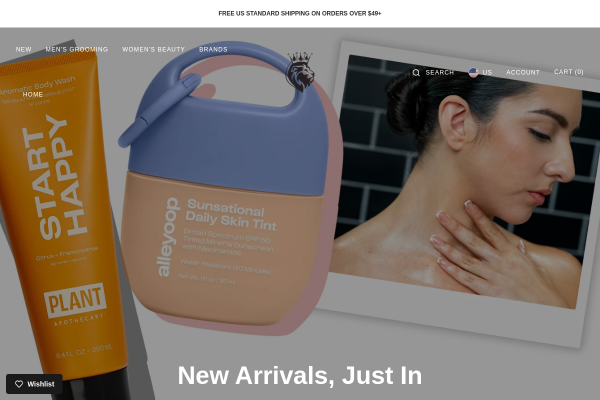 The Kings of Styling homepage screenshot